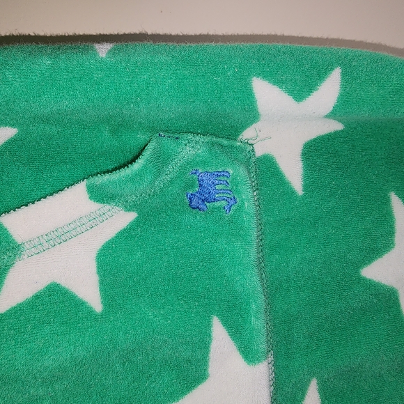 Mini Boden Green and White Stars       Kids' Swin Coverup - Picture 4 of 4